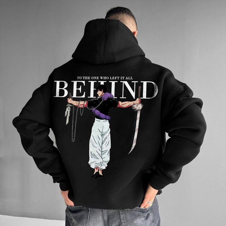 Behind” Anime Graphic Hoodie