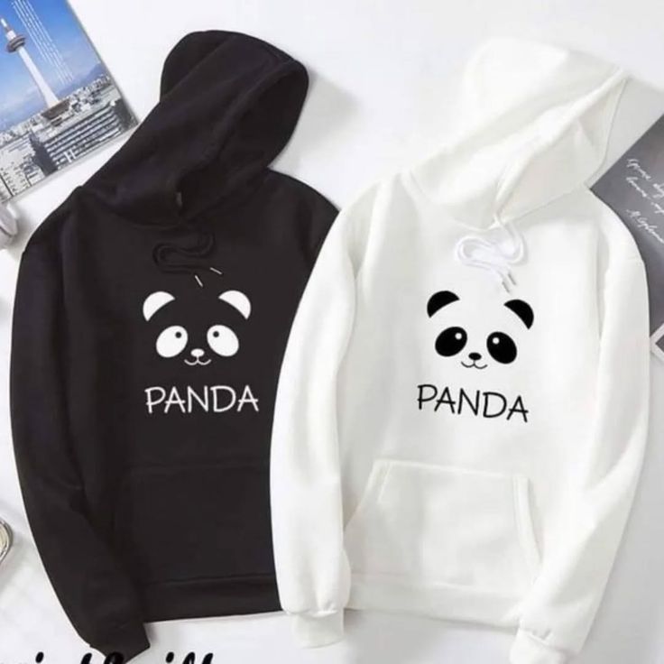 Couple Panda Hoodies – Matching Cute Panda Sweatshirts