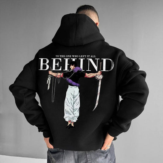 Behind” Anime Graphic Hoodie