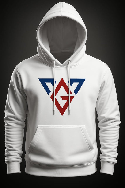 Vogue Geometric Emblem Hoodie – Premium  Edition
