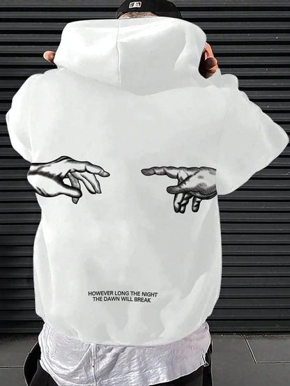 "Artistic Hands Graphic Hoodie – Comfort Meets Meaning"